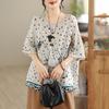 DIMANAF 2026 Plus Size New T-Shirt Tees Women Print Loose Casual Casual Lady Tops Shirts Oversize Summer