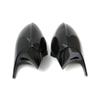 1pair For BMW E87 E81 E82 E90 E91 E92 E93 Rear View Side Case Trim ABS Carbon Fiber Style Car Rearview Mirror