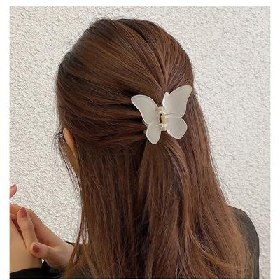2021 Candy Color Butterfly Hair Clip – Temperament Shark Style Hair Accessory for Girls