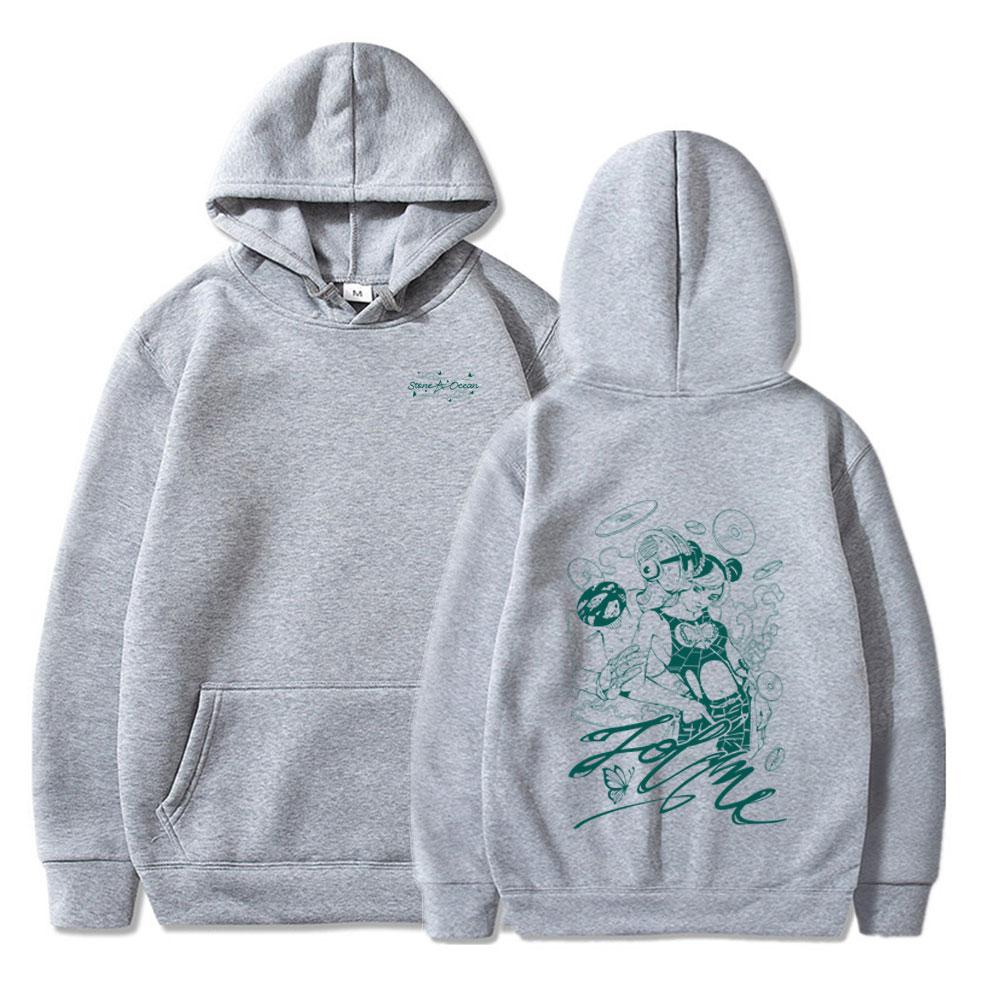 Anime Jojo Bizarre Adventure Kläder Stone Ocean Kujo Jolyne Manga Kläder Kvinnor Toppar Casual Vinter Vår Parstil Kläder