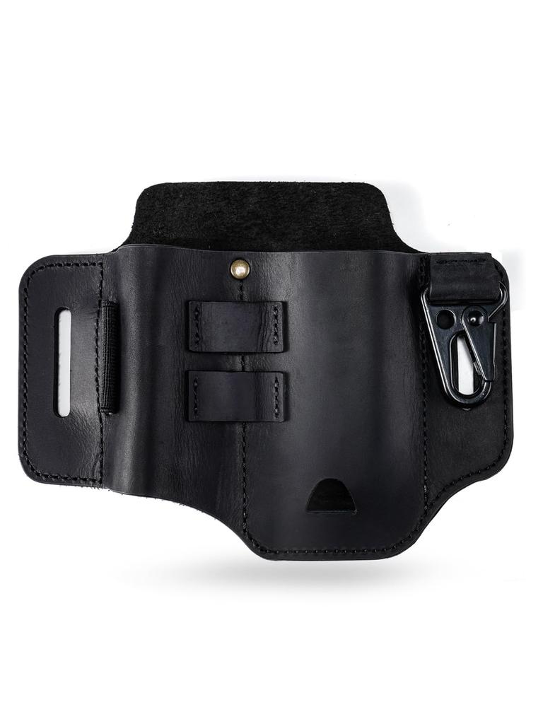 ST2 Leather Multi Tool EDC Leather Belt Belt EDC Organizer for Leatherman Keychain Great for Work and Everyday Great Gift for Men Sheath, Organizer,