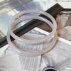 Elegant Chinese Style Jingle Bracelet: Ice-Transparent, Non-Fading Round Bangle Collection