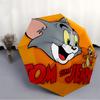 1 pz Ombrello Pieghevole Apri/Chiudi Automatico Tom & Jerry, Struttura a 8 Stecche Antivento, Ombrello da Viaggio Leggero per Donna/Uomo,a0902094