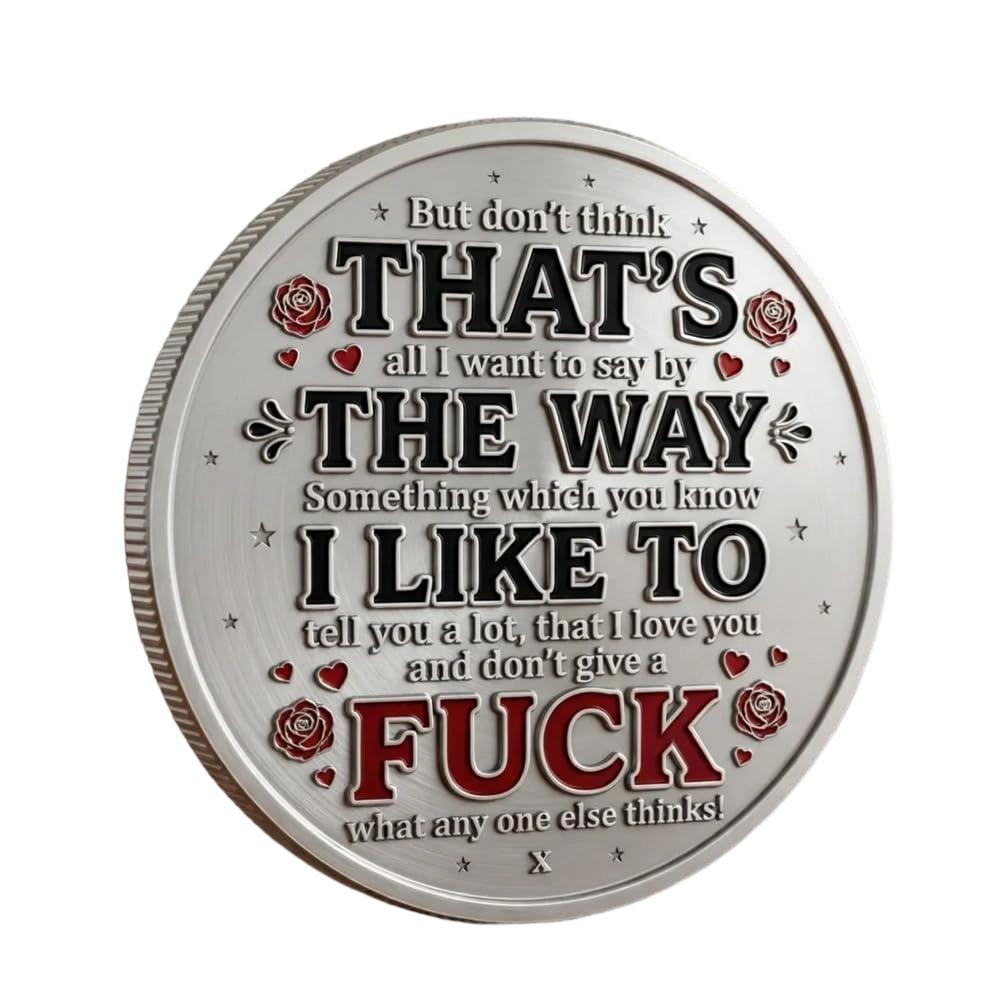 

CreativeCoin With Front And Back Printing Metal Flat Commemorative Coin срібний