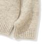 KNITTED (Unixsex) Boucle Raglan Crop Round Knit Oatmeal
