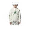 Jordan Air Court Of Legends Pullover Knit Hoodie Long Sleeve Kids Hoodies Canvas-White II0257-133