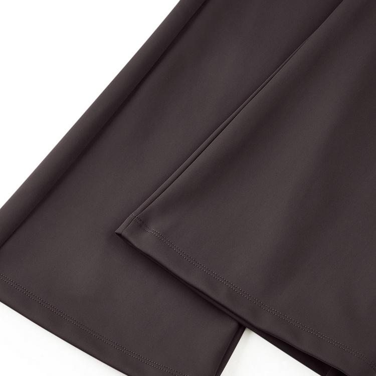 Skechers Outdoor Series Solid Color Knitted Breathable Flared Casual Pants Women bottoms Cocoa-Berry L424W009-04AV