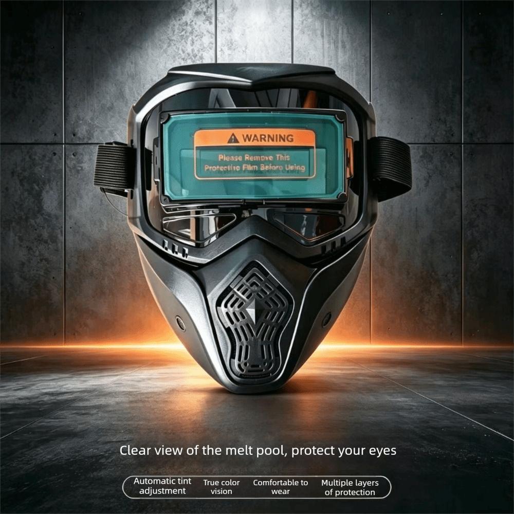 Head-mounted Welder Mask Detachable Welding Face Shield Auto Darkening Welding Helmet Face Safety