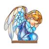 Acrylic Catholic Statue Desktop Decoration Religious Gift for Home Church Display Feature High Transparency Durable Portable Construction