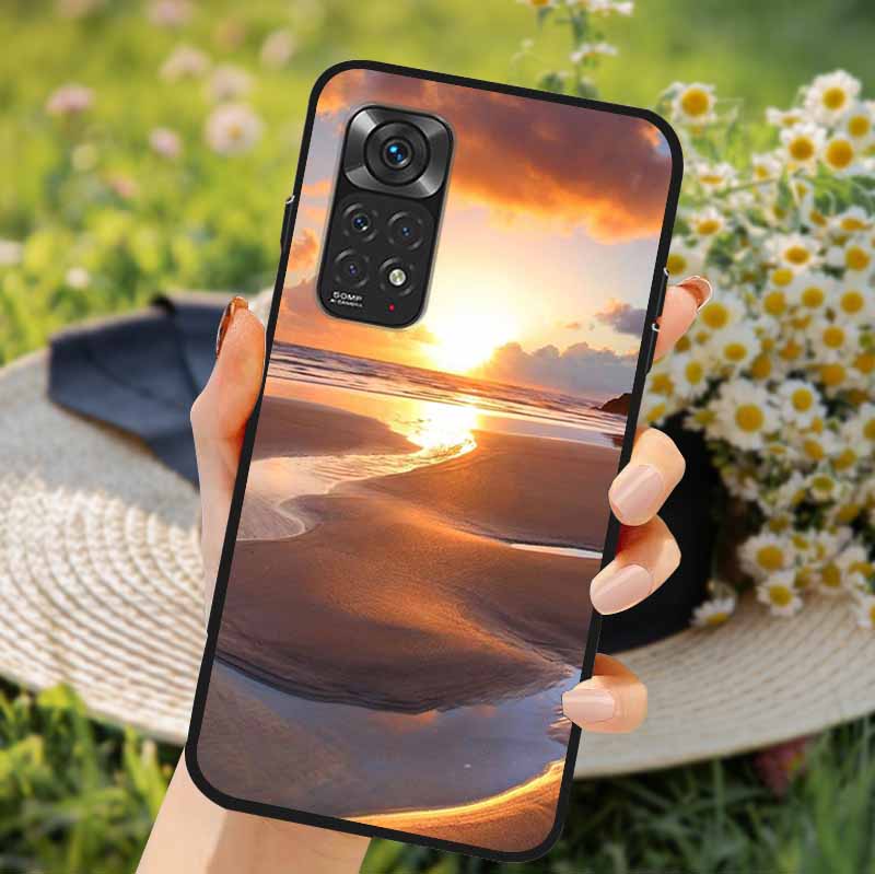 For Redmi Note 11 Cases Note 11S Soft TPU Silicone Back Covers for Xiaomi Redmi Note 11 Pro 5G Phone Case Redmi Note11S 4G Coque