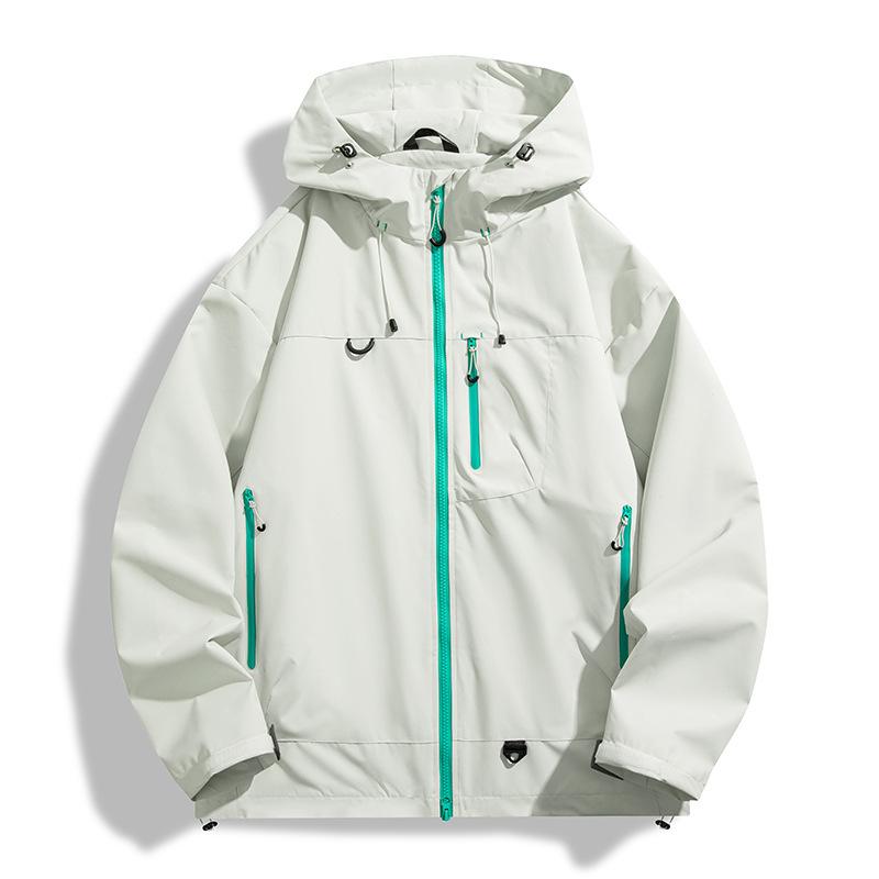 Hooded New Top Jacket Outdoor Three-proof Jacket Spring and Autumn