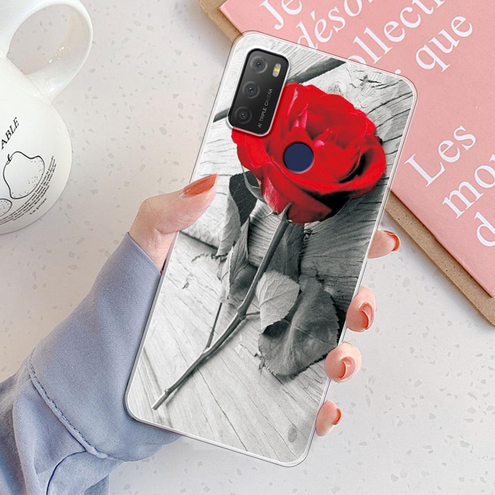 For TCL 20E Case For TCL 20Y Shell Shockproof Cover Clear Protect Soft Silicone Fashion Phone Cases For TCL 20Y 20E Coque Funda