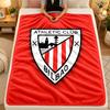 Flannel BlanketAthletic Bilbao Warm Soft Throw Blanket for Indoor Sofa Bed Living Room Use