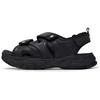 New MLB Sandal Chunky Mask Beach Sandals Unisex Black 3ASDRNS43-50BKS