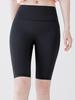 Women's Long High-Waist Quick-Dry Black Swim Trunks - Anti-Exposure, Five-Point, Sold Separately