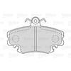 Plaquette de frein gamme first renault clio - valeo - 301002