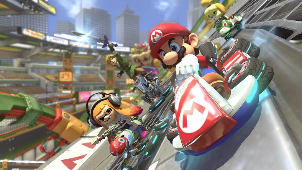 Mario Kart 8 Deluxe Additional Course Pass Switch + -