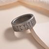 Vintage Viking Rune Ring Stainless Steel Nordic Odin Viking Rings For Men Women Retro Amulet Fashion Jewelry Gift Never Fading