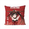 Tokisaki Kurumi Kissenbezug Für Auto Sofa Dekoratives Zuhause Zweiseitiger Druck Plüsch Quadratisch Wurfkissen Kissenbezug