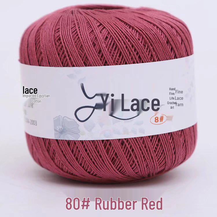8# 100% Cotton Lace Yarn - 50g Ball, 400m, Strong Twist Crochet Thread for Hand-knitting, Flowers, Hats, and Cardigans - Free Shipping.