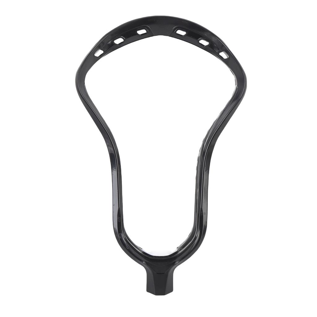 Unstrung Lacrosse Head Nylon High Strength Lacrosse Stick Head Replacement for Competition Sports Training Black