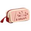 Large-capacity retro portable American dirt-resistant pencil case Multifunctional high-value primary and secondary school student stationery bag