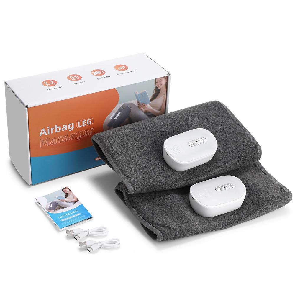 Wireless Leg Massager 8 Intensities 4 Modes Electric Calf Air Compression Massager Muscle Leg Relaxation Rechargeable