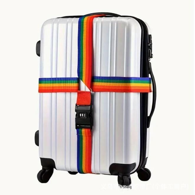 Luggage Strap with Combination Lock - Secure Tie-Down for Suitcases