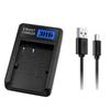 Compact ABS BP 511 Camera Battery Charger with LCD Display for Canon EOS 5D Camera Versatile Charging Option USB Charger