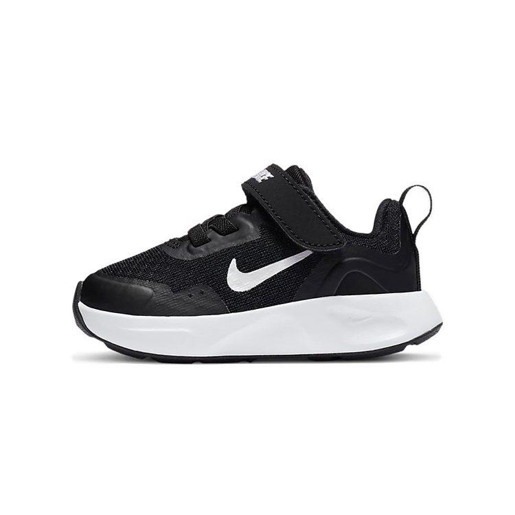 Nike Wearallday Low Top Skateboard Shoes Black White Infant And Toddler CJ3818-002