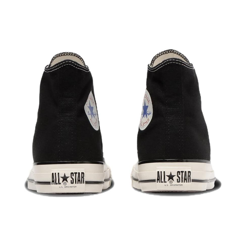 Converse All Star Us Hi Comfortable Versatile High Top Canvas Shoes Unisex Sneakers Black 31308191