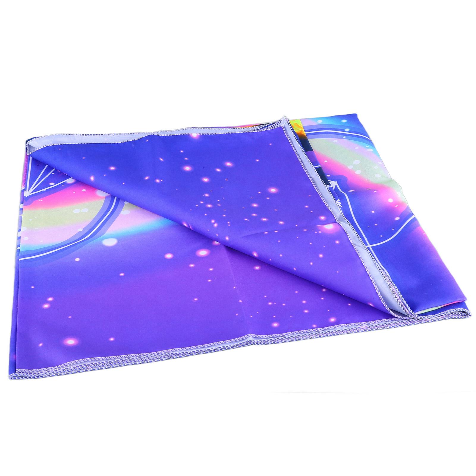 

Blacklight Tapestry Sit in Meditation Fluorescent Effects Soft Durable UV Reactive Tapestry for 230X180cm / 91X71in