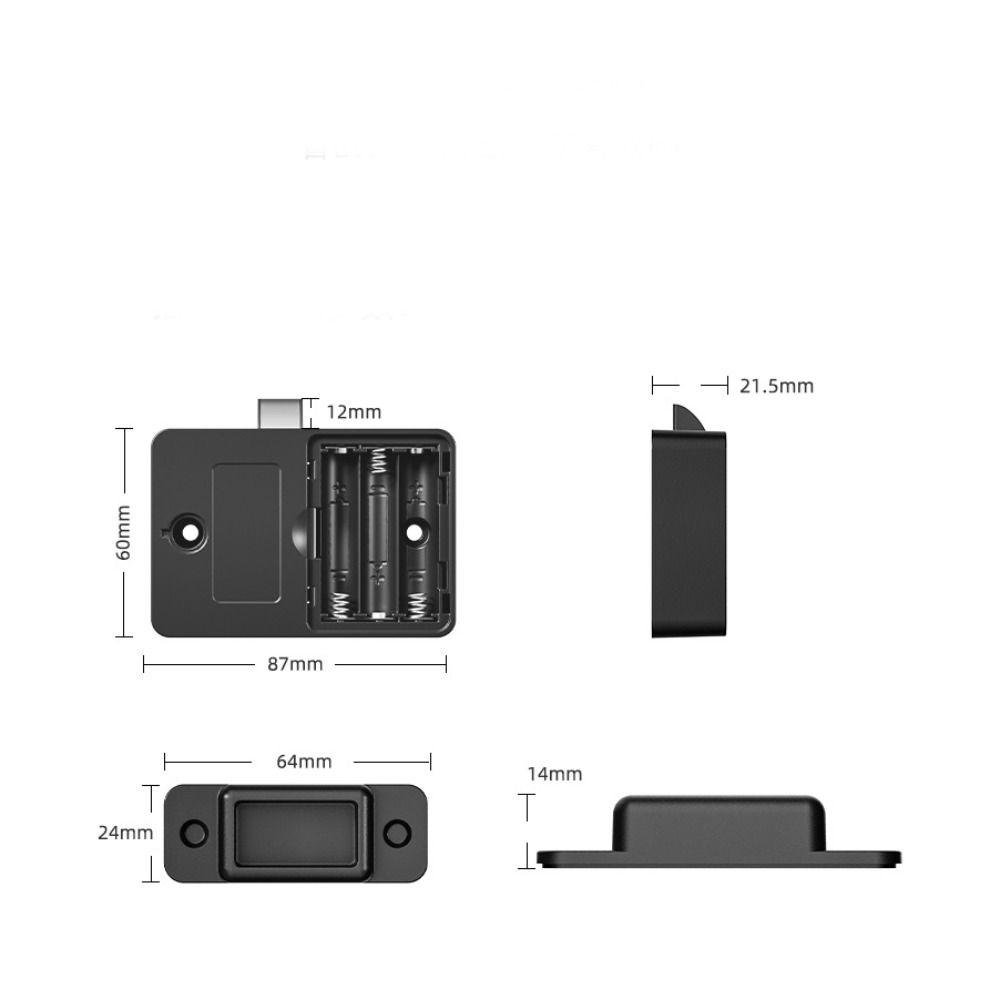 360-Day Standby Biometric Fingerprint Lock Child Safety Electronic Lock  Cabinet Security