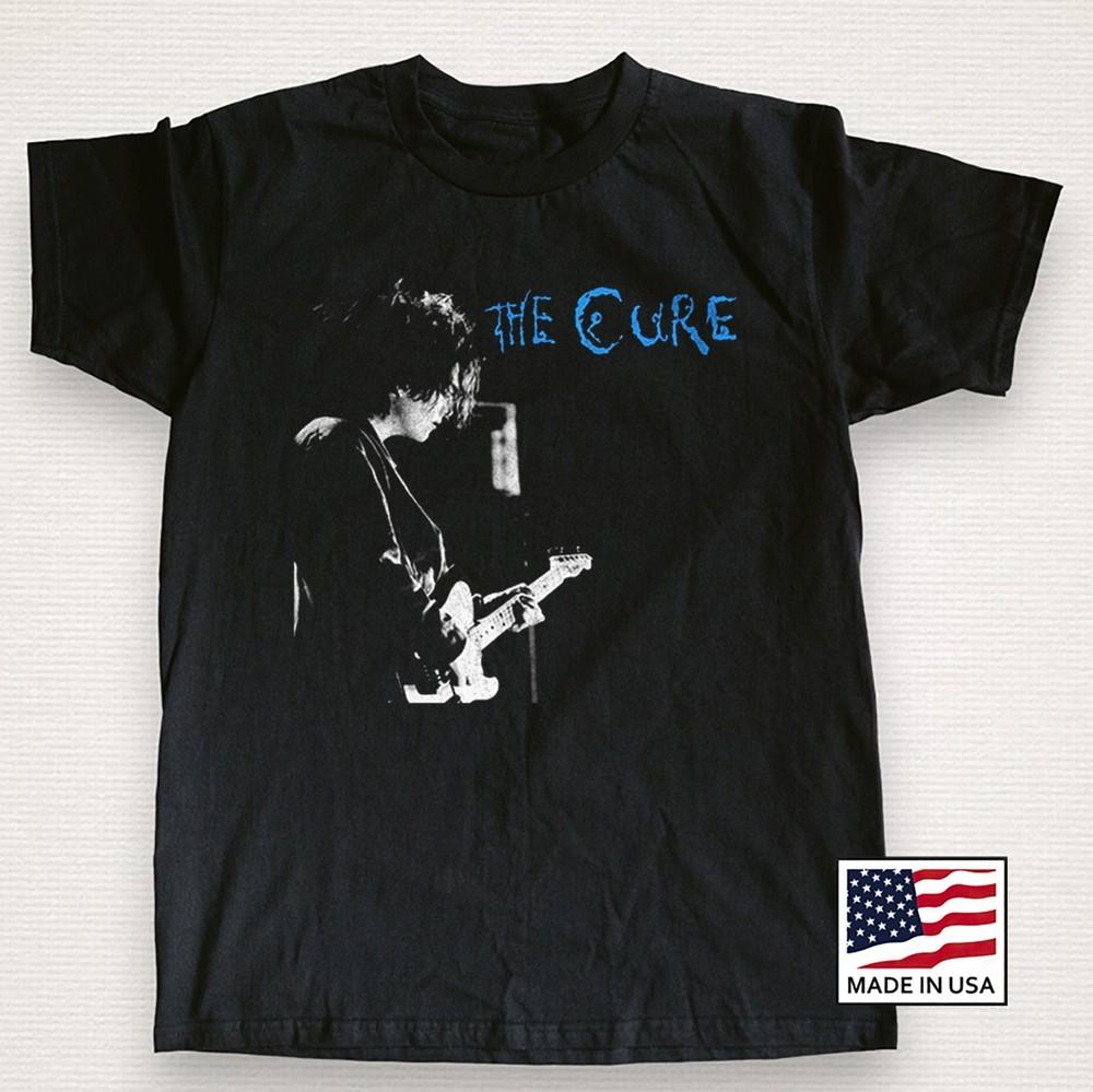 The Cure Band Black Graphic T-shirt