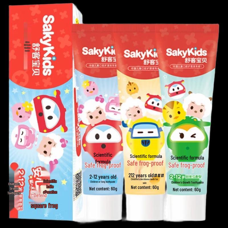 Shuke Baby Kids Fluoride Toothpaste 5-Pack