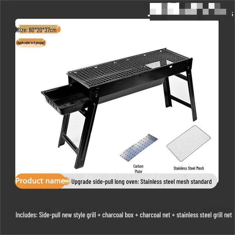 ZISIZ Outdoor Charcoal BBQ Grill