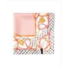 Daks Pink Logo Chain Print Silk Scarf Dcsc8f142p2
