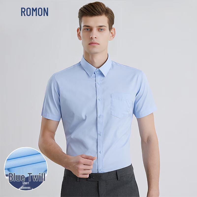 

ROMON Мужская рабочая рубашка с коротким рукавом 41