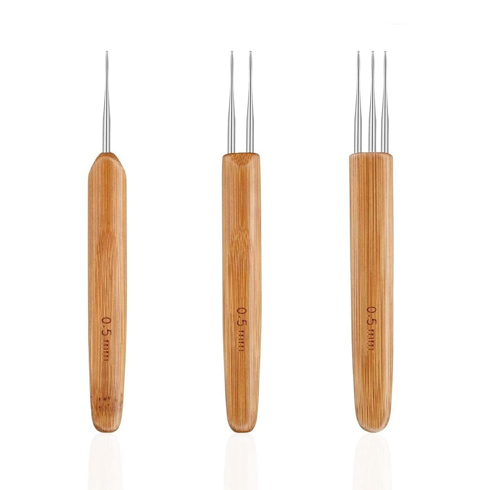 

Крючок 3 шт. Крючки для вязания Иглы Инструмент Крючок для вязания Игла для волос Дреды Коса Ремесло 0,5 мм 1 крючок 2 крючка 3 крючка One Size