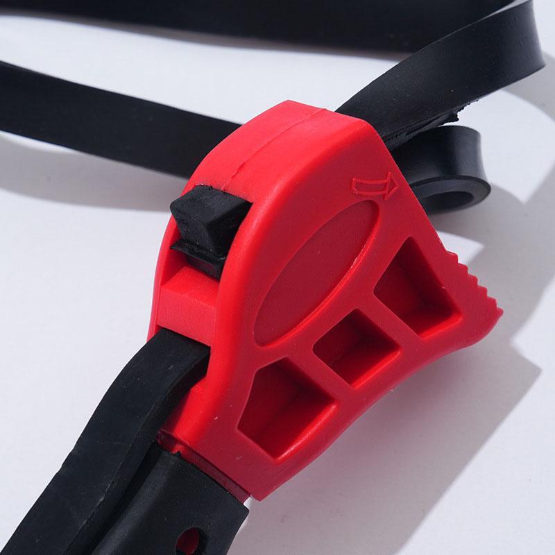 6Inch Belt Wrench Oil Filter Puller Strap Spanner Chain Wrench Strap Opener, Adjustable Disassembly Tool