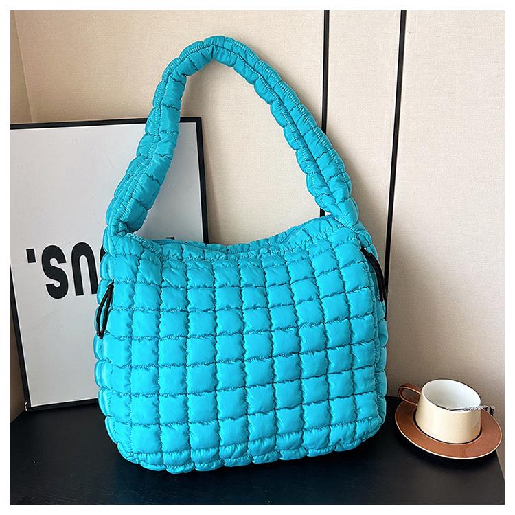 Pleated Cloud Bag 2025: Large Cotton Tote, Korean Style Crossbody & Shoulder Bag