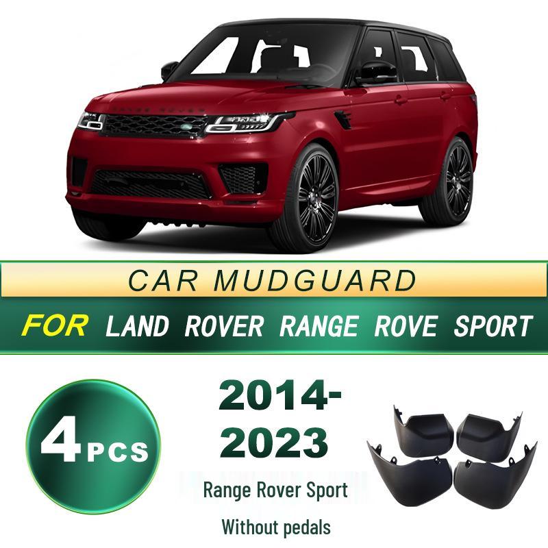 

Fits 14- 23 Land Rover Range Rover Sport: Soft Rubber Mud Flaps (No Pedals or Tires)