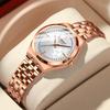 CURREN Original Unique Dial Quartz Watch for Women Fashion Elegant Ladies Watches Stainless Steel Waterproof Women's Wristwatch