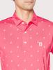 FootJoy Golf Print Lyle Cape Size S Men's Shirt, Red, (FJ-S21-S04)