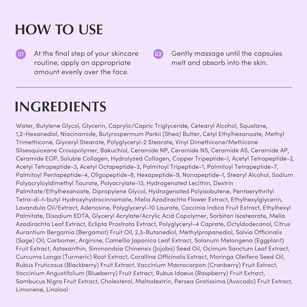 EQQUALBERRY Bakuchiol Plumping Capsule Cream, 50ml