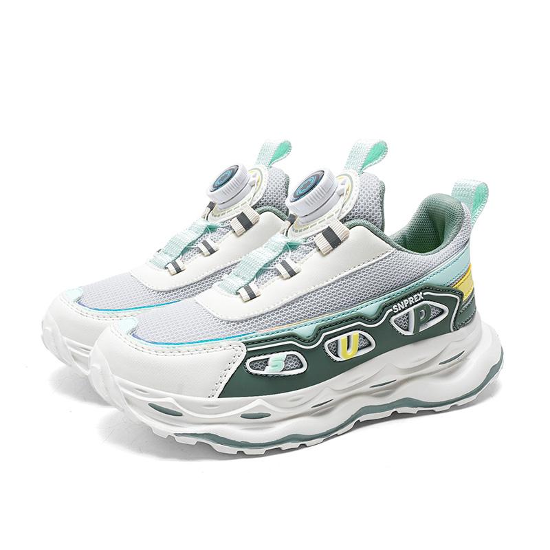 Children's Shoes Fashion Children's Sports Shoes New Lightweight Student Mesh Surface Breathable Leisure Cushioned Running Shoes