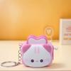Panda Creative Keychain Cute Cartoon Mini Keychain Fashion Bag Pendant Toy  Gift