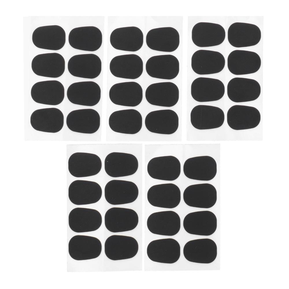 160 Pcs Oval Shape Saxophone Mouthpiece Cushions Mouthpiece Patches  For Saxophone Performance