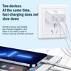 Mobile Phone Fast Charging Head Pd20wqc3.0 Dual Port European And American Standard Usb Charging Universal Mobile Phone Plug