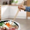 Natural Wooden Extra Long Hot Pot Kitchen Utensils Cooking Accessories Frying Tool Chopsticks